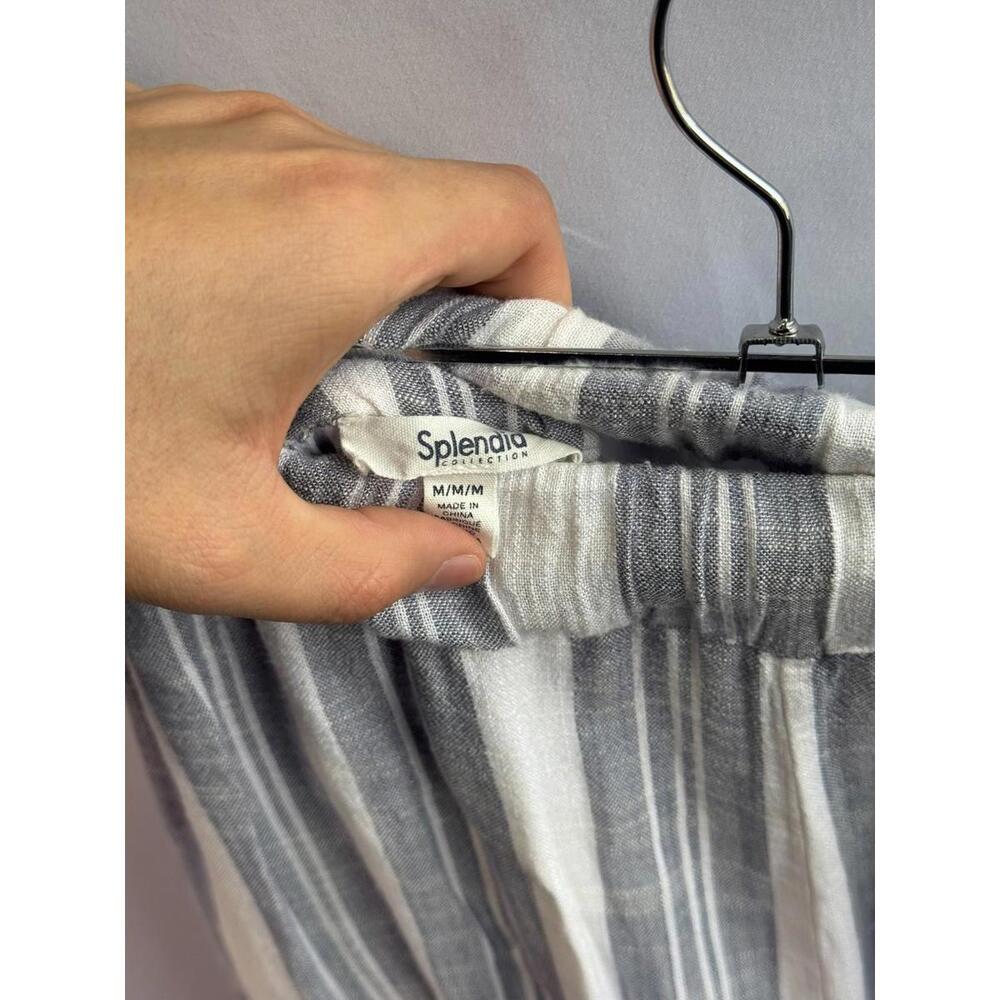 Splendid Blue Stripe Raegen Stripe Pants Size M - Picture 5 of 5